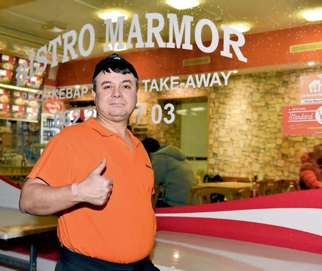 Bülent Uysal im Bistro Marmor in Oensingen