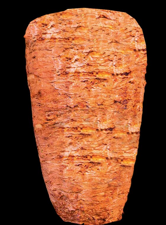 Kalbfleisch-Döner am Spiess